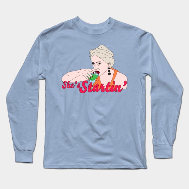 Dorinda's Startin' Long Sleeve T-Shirt by thecompassrose